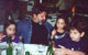 Com seus netos Rafaela, Catherine e Guilherme